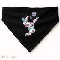 Astronaut Space Volleyball USA-Made Doggie Bandana thumb 0