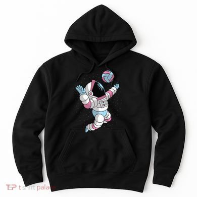 Astronaut Space Volleyball Hoodie