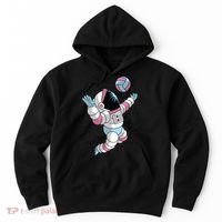 Astronaut Space Volleyball Hoodie thumb 0