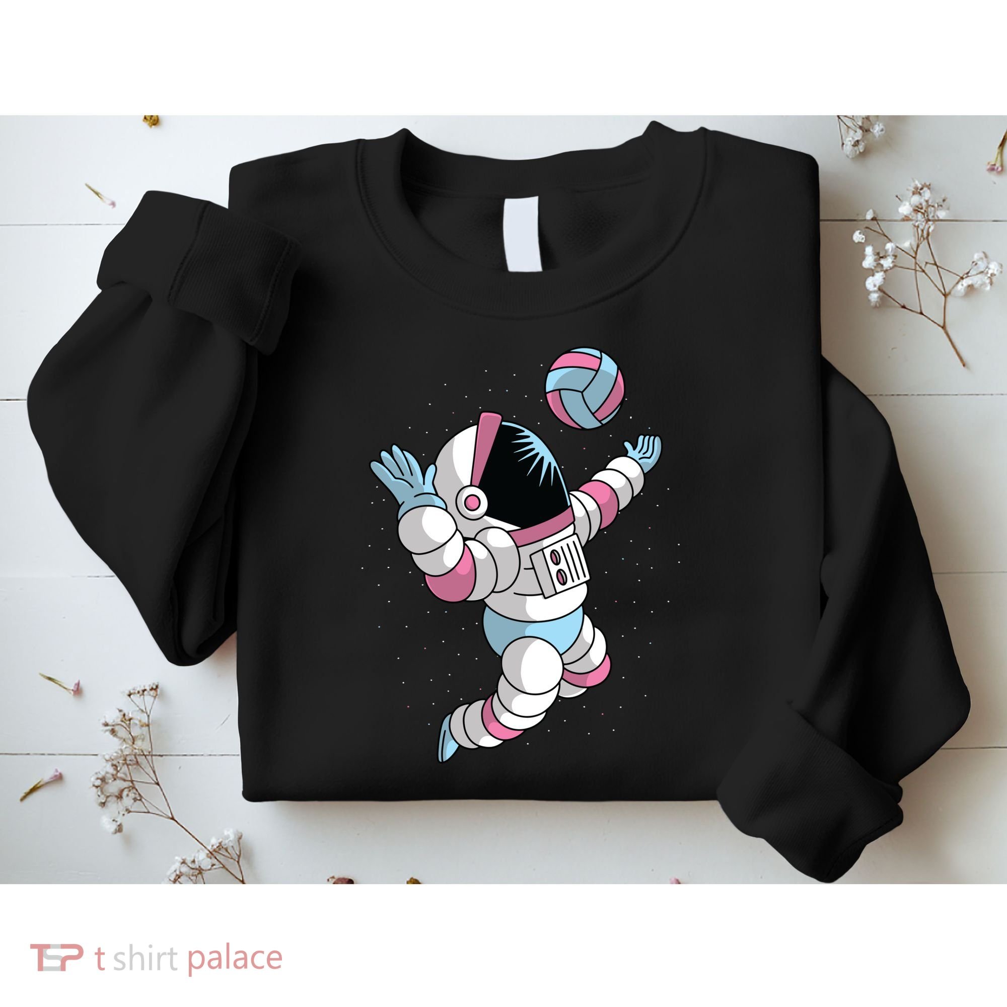 Astronaut Space Volleyball Sweatshirt