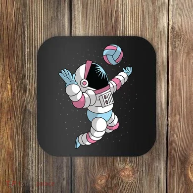 Astronaut Space Volleyball Coaster