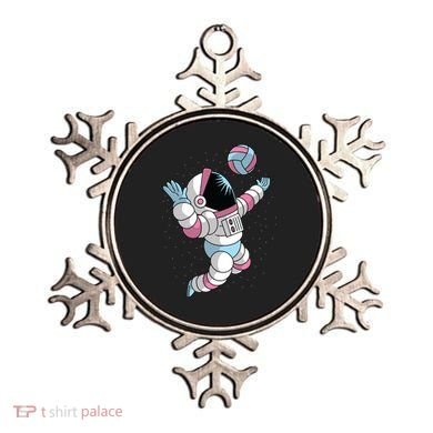 Astronaut Space Volleyball Ornament