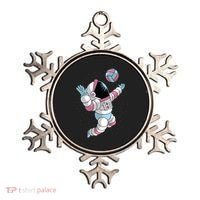 Astronaut Space Volleyball Ornament thumb 0