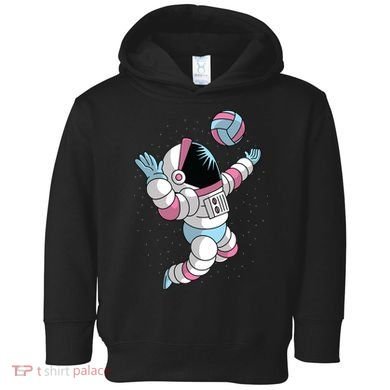 Astronaut Space Volleyball Toddler Hoodie