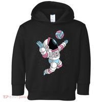 Astronaut Space Volleyball Toddler Hoodie thumb 0