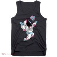 Astronaut Space Volleyball Tank Top thumb 0