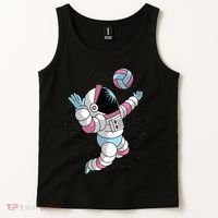 Astronaut Space Volleyball Tank Top thumb 2