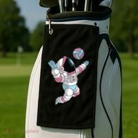 Astronaut Space Volleyball Golf Towel thumb 2