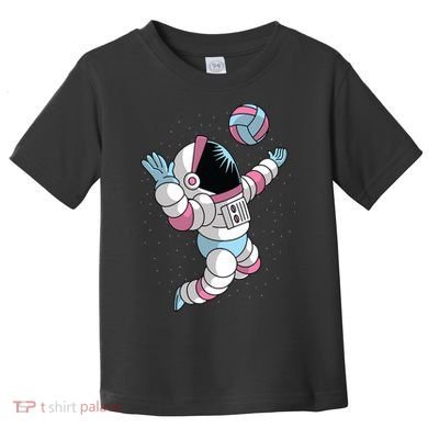 Astronaut Space Volleyball Toddler T-Shirt