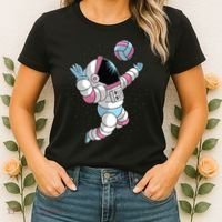 Astronaut Space Volleyball Women's T-Shirt thumb 2