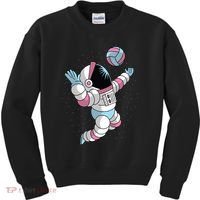 Astronaut Space Volleyball Kids Sweatshirt thumb 0