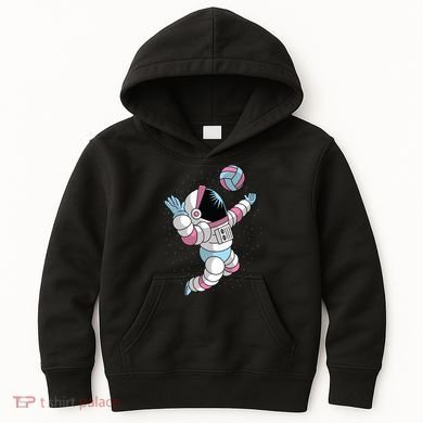 Astronaut Space Volleyball Kids Hoodie