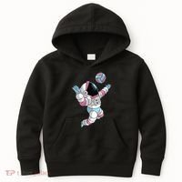 Astronaut Space Volleyball Kids Hoodie thumb 0