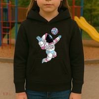 Astronaut Space Volleyball Kids Hoodie thumb 3