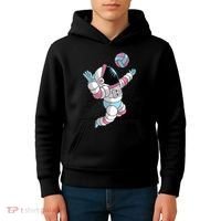 Astronaut Space Volleyball Kids Hoodie thumb 4