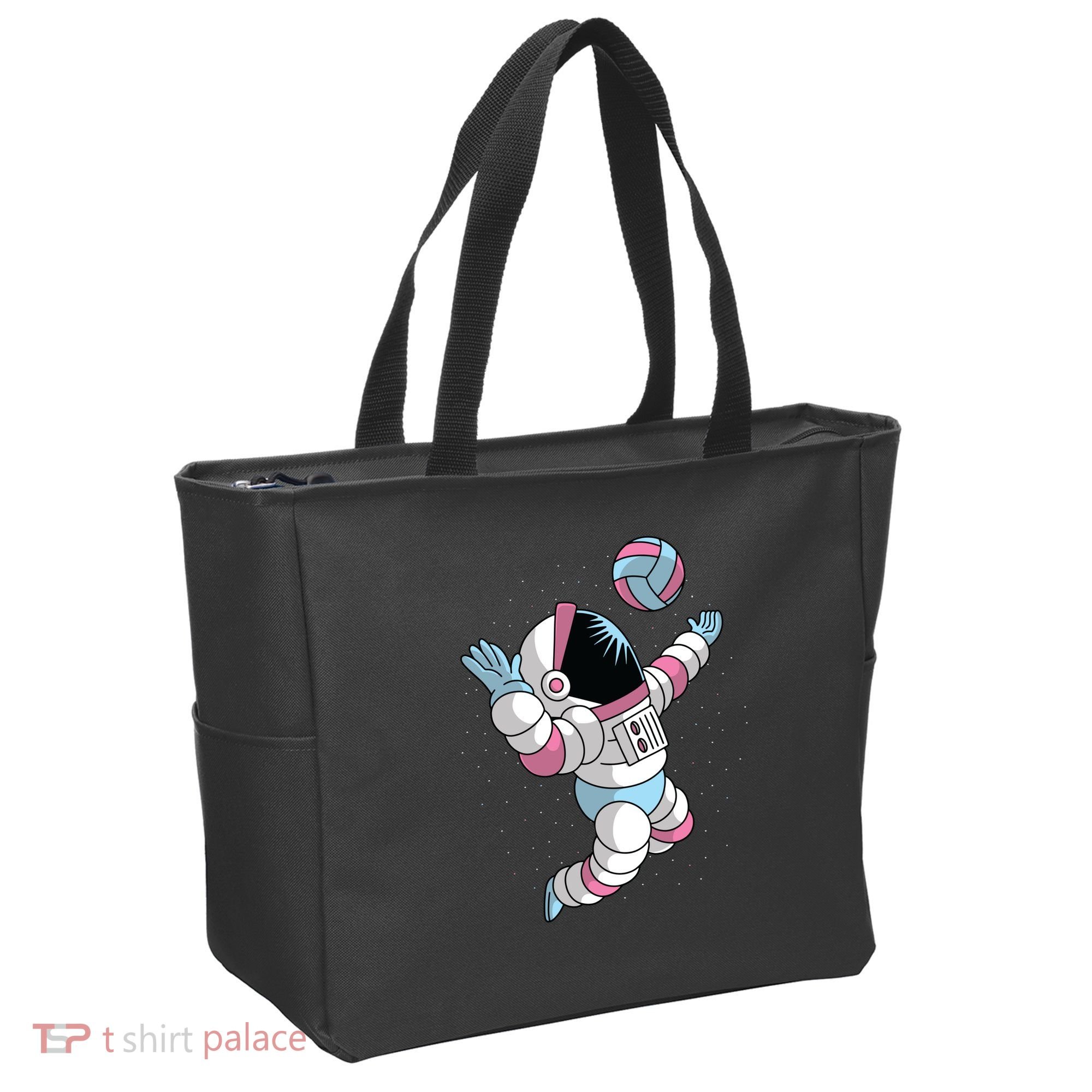Astronaut Space Volleyball Tote Bag