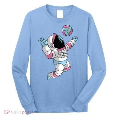 Astronaut Space Volleyball Long Sleeve Shirt