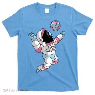 Astronaut Space Volleyball T-Shirt