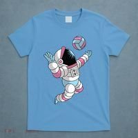 Astronaut Space Volleyball T-Shirt thumb 4