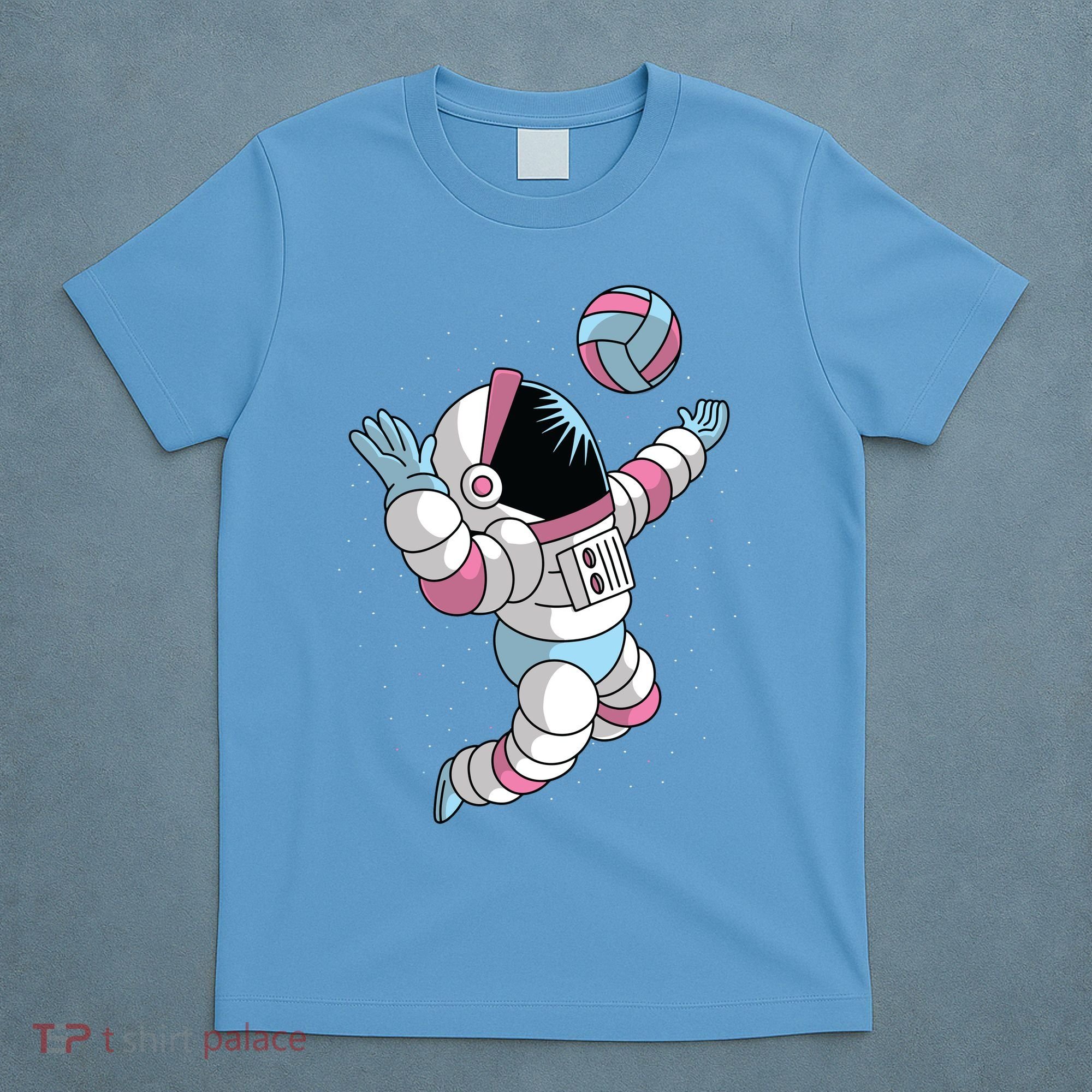 Astronaut Space Volleyball T-Shirt