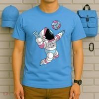 Astronaut Space Volleyball T-Shirt thumb 5