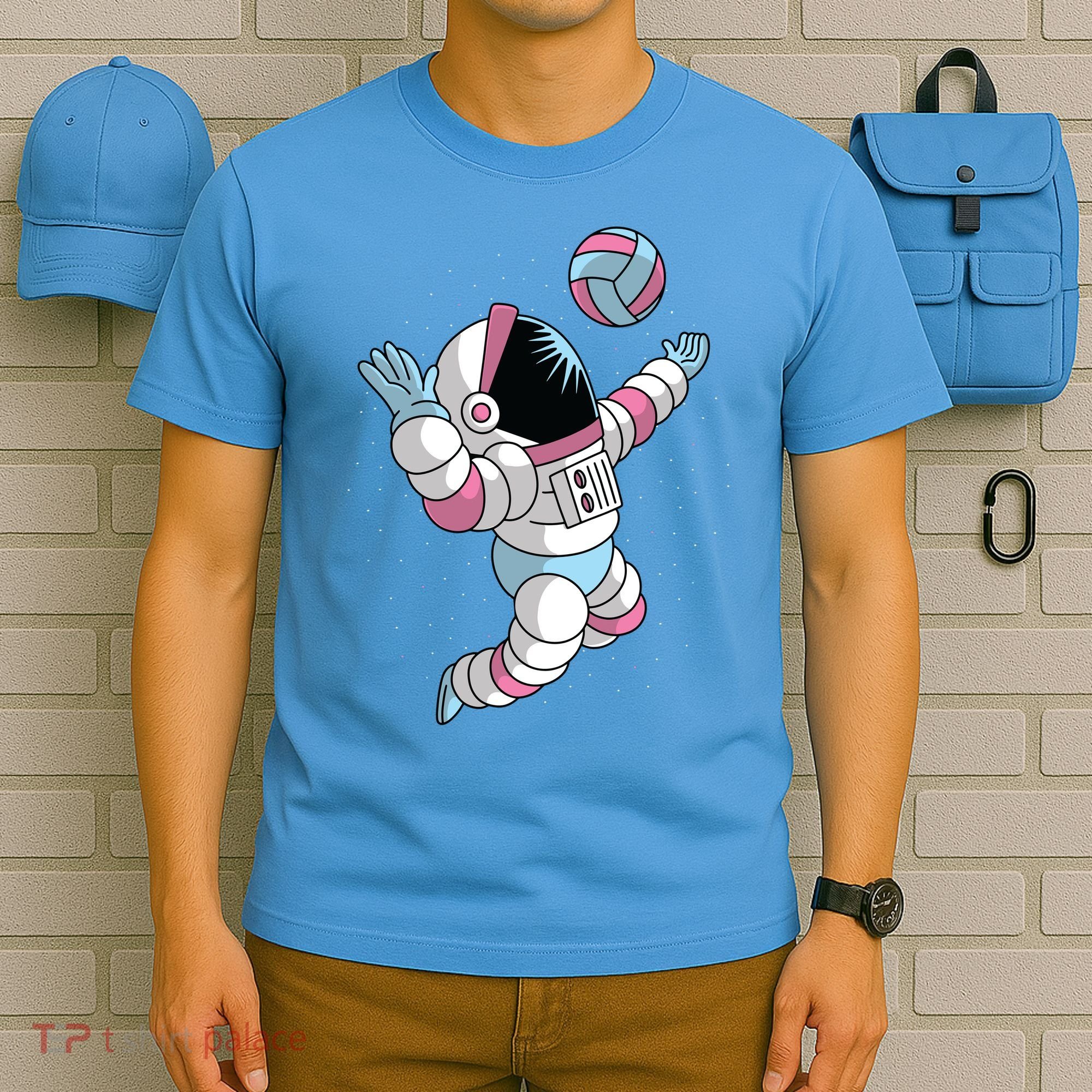 Astronaut Space Volleyball T-Shirt