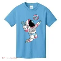 Astronaut Space Volleyball Kids T-Shirt thumb 0