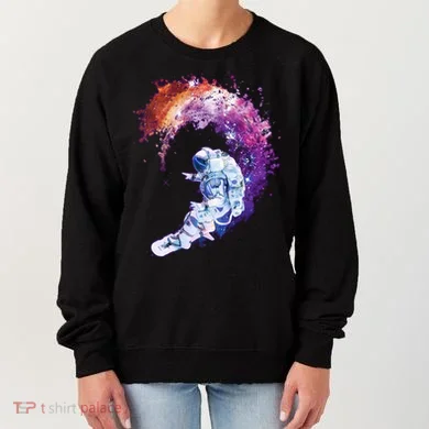 Astronaut Surfing Women's Sweatshirt
