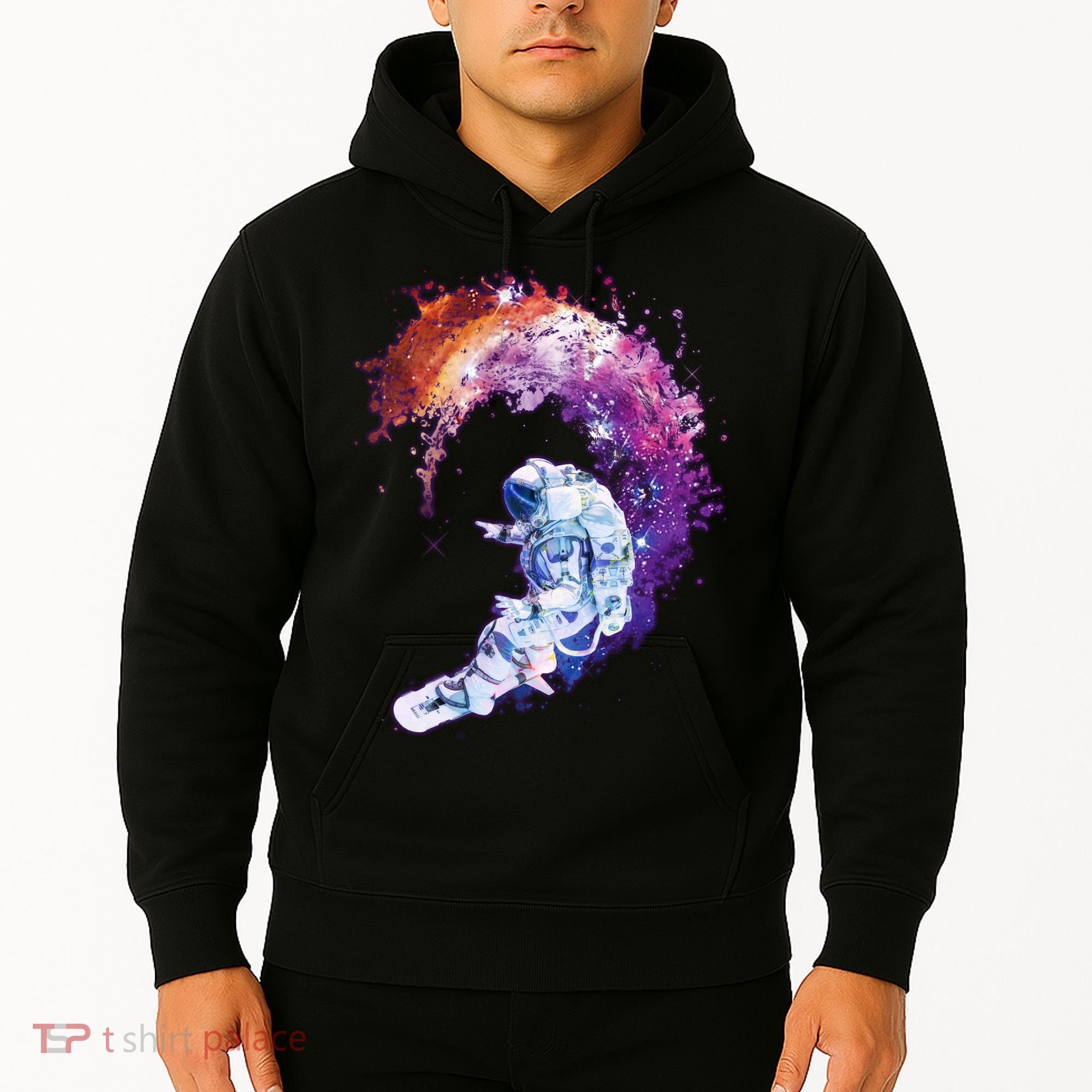 Astronaut Surfing Hoodie