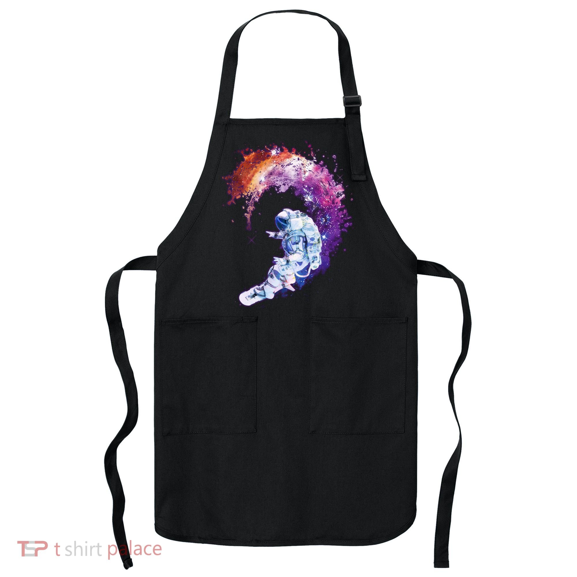 Astronaut Surfing Apron