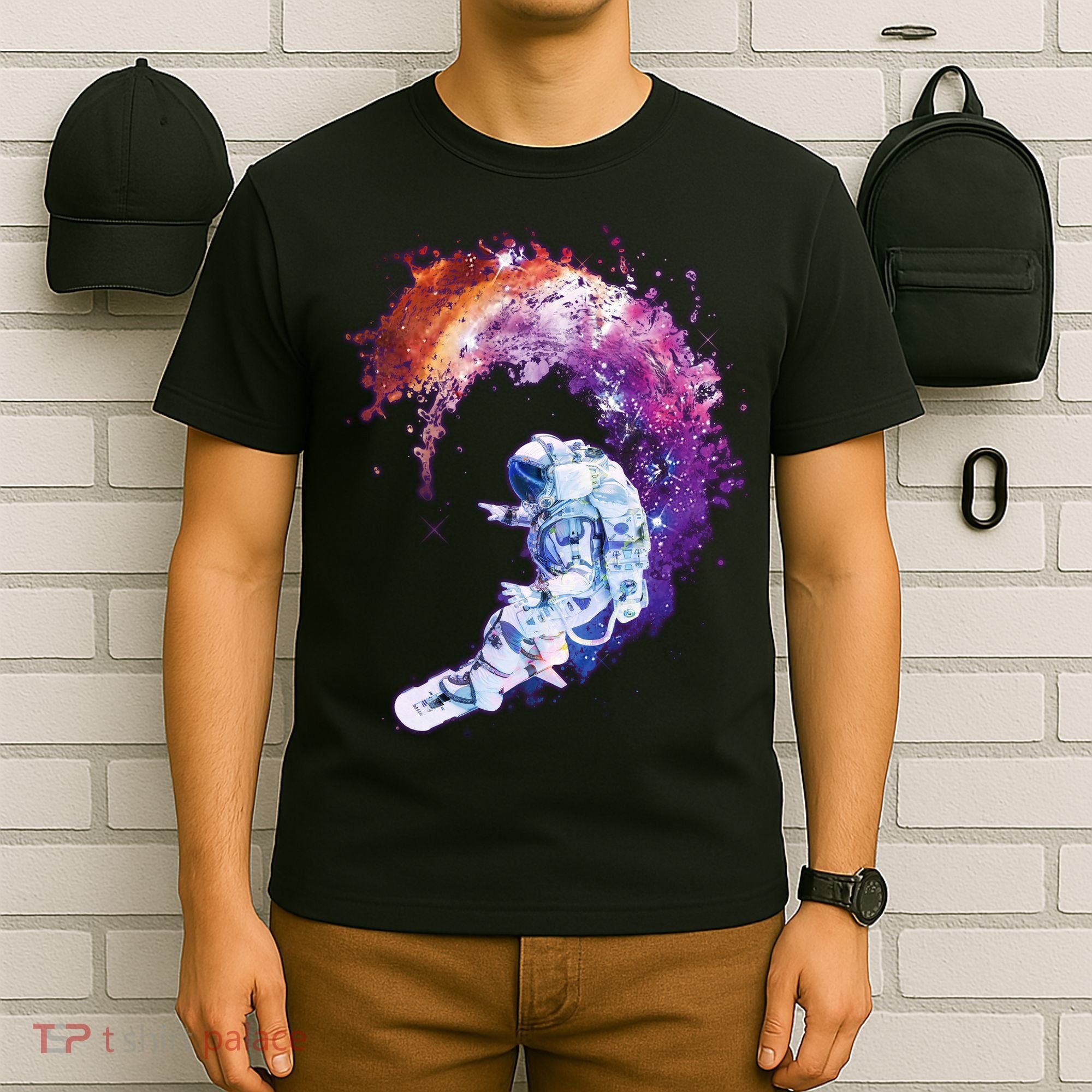 Astronaut Surfing T-Shirt