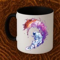 Astronaut Surfing Coffee Mug thumb 2