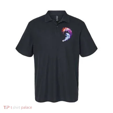 Astronaut Surfing Polo