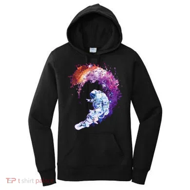 Astronaut Surfing Women's Hoodie