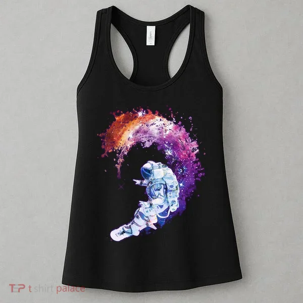 Astronaut Surfing Women's Tank Top