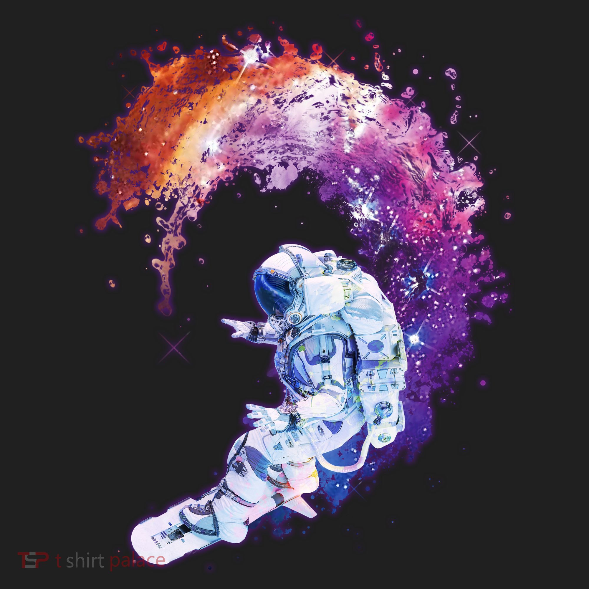 Astronaut Surfing Hat