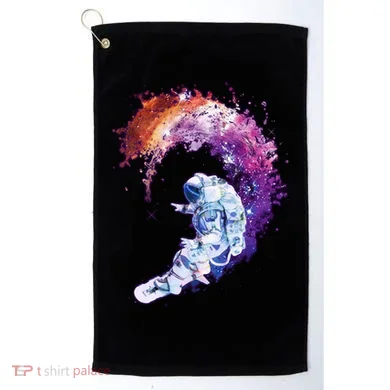 Astronaut Surfing Golf Towel