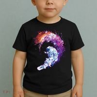 Astronaut Surfing Toddler T-Shirt thumb 2