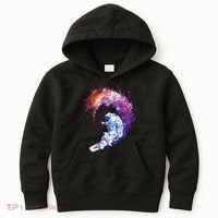 Astronaut Surfing Kids Hoodie thumb 0