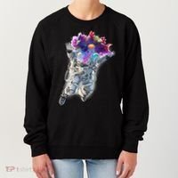 Astronaut Universe Planet Explosion Women's Sweatshirt thumb 0