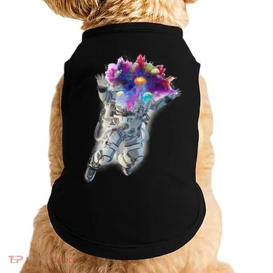 Astronaut Universe Planet Explosion Doggie Tank