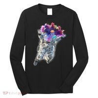 Astronaut Universe Planet Explosion Long Sleeve Shirt thumb 0