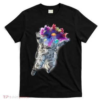Astronaut Universe Planet Explosion T-Shirt