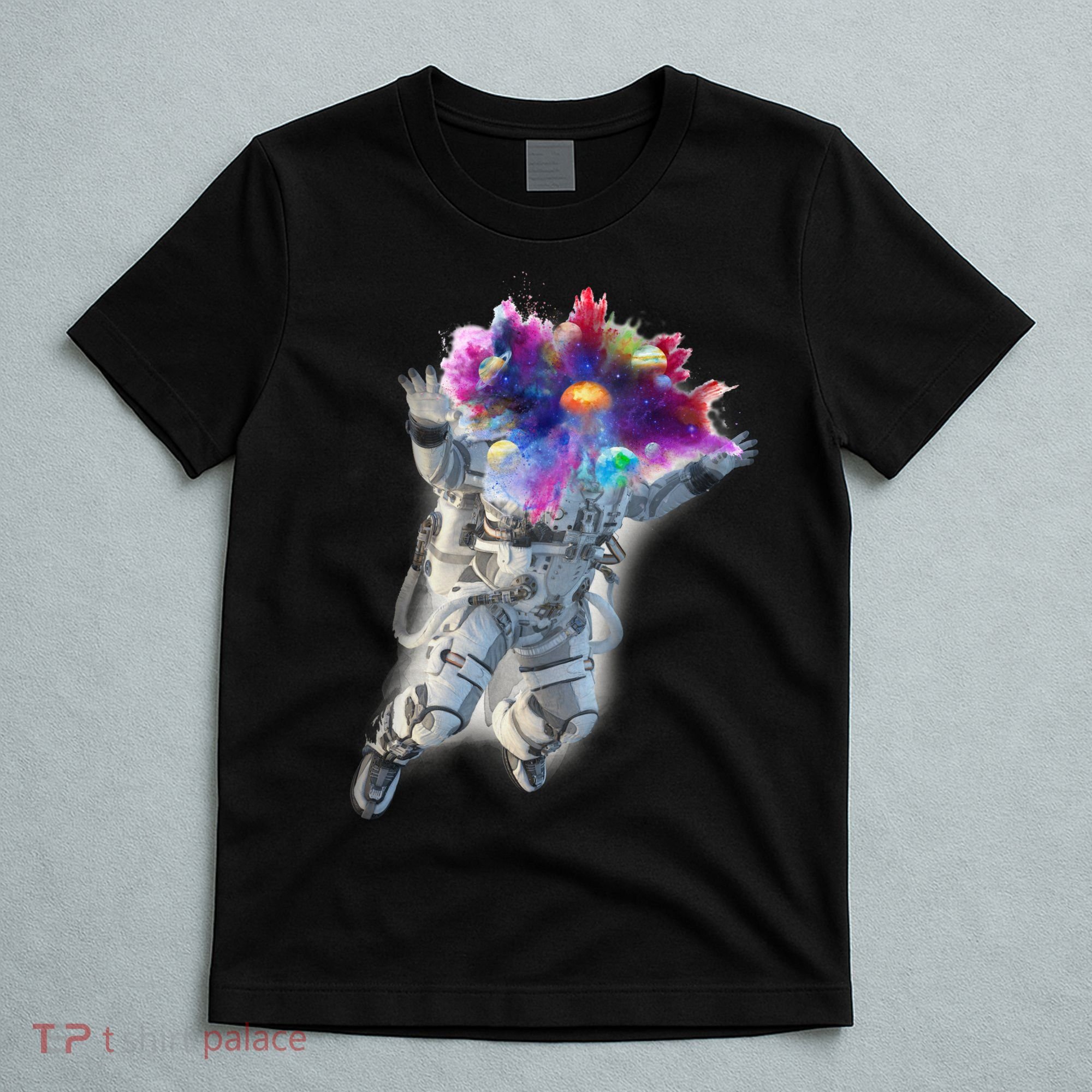 Astronaut Universe Planet Explosion T-Shirt