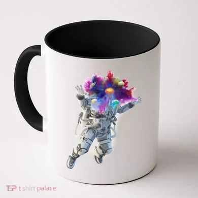 Astronaut Universe Planet Explosion Coffee Mug