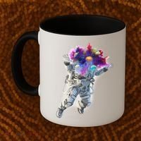 Astronaut Universe Planet Explosion Coffee Mug thumb 2