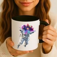 Astronaut Universe Planet Explosion Coffee Mug thumb 3