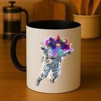 Astronaut Universe Planet Explosion Coffee Mug thumb 4