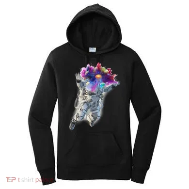 Astronaut Universe Planet Explosion Women's Hoodie
