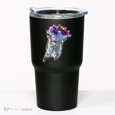 Astronaut Universe Planet Explosion Tumbler
